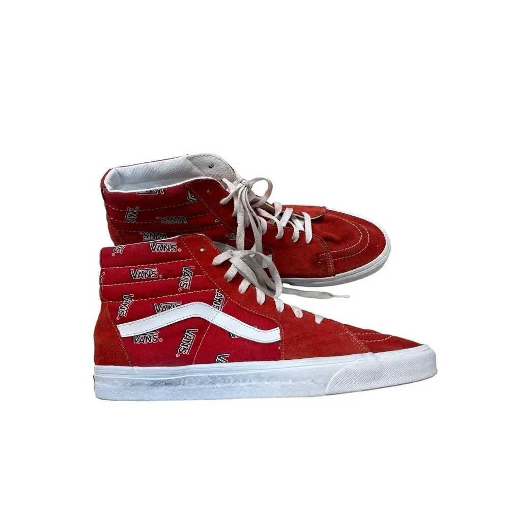 Vans Sk8 Hi Sneaker Vans Misprint Red/White Men’s 13